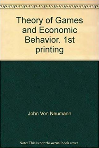 John Von Newman y Oskar Morgenstern