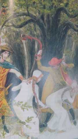 Los infantes atacan a sus esposas