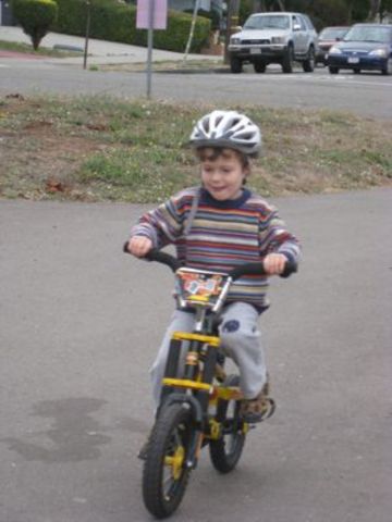 Learned to ride a bike