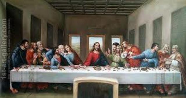 Leonardo da vinci painted the supper
