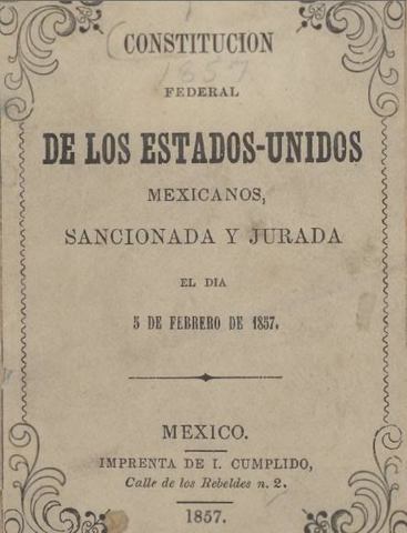 CONSTITUCIÓN DE 1857