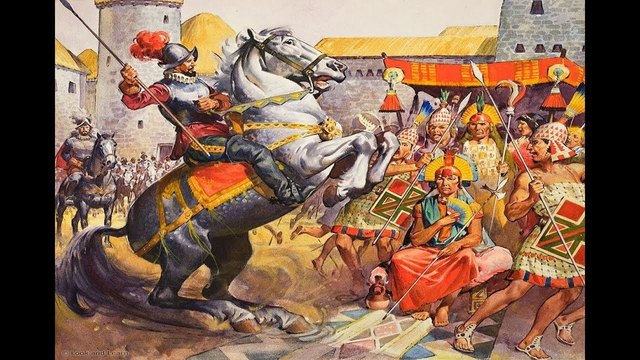 Pizarro Defeats Incas