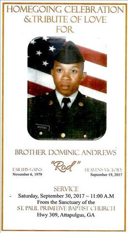 Dominic Passes Away:(