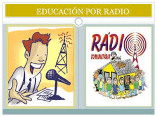 Inicia la educación por medio radial en Colombia.