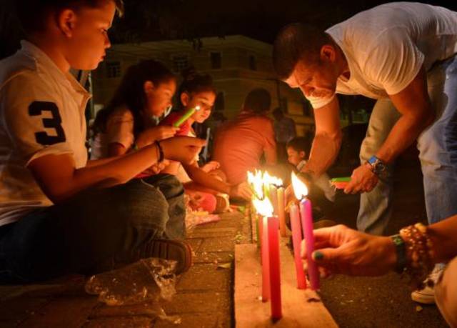 I will celebrate with my family the day of the candles in the night