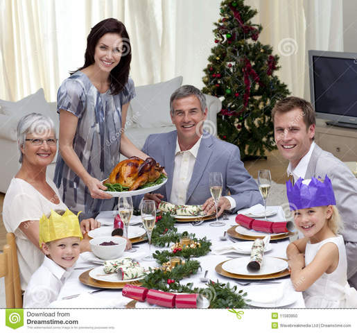 I will celebrate Christmas with my family at night