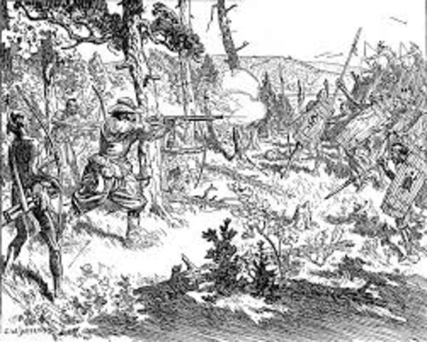 Samuel Champlain Battles an Iroquois Party