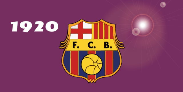 3 вариант эмблемы ФК "Барселона"