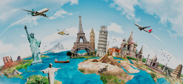 Importante número de viajes turísticos.