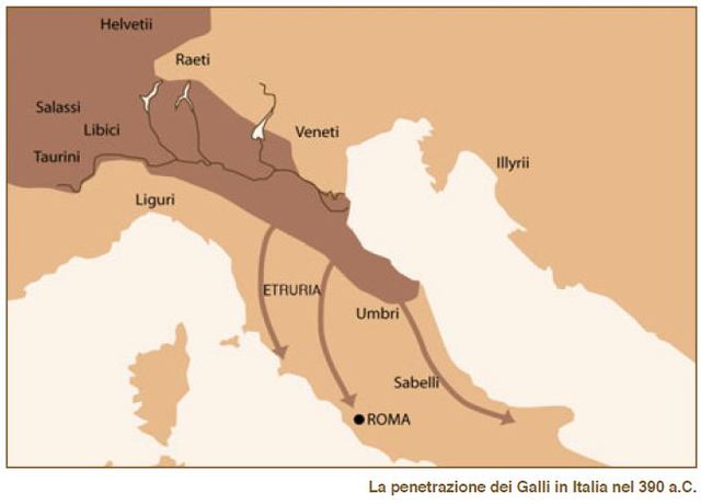 I Galli saccheggiano Roma