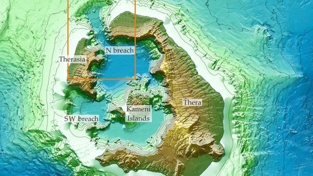 Erupció Volcà Illa Thera