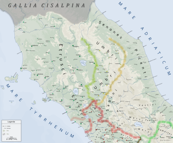 Conquista territori etruschi