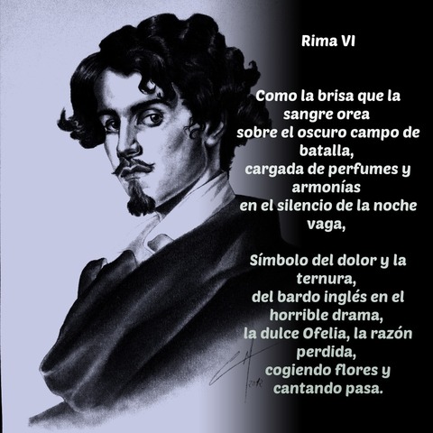 Bécquer comienza a publicar las Rimas