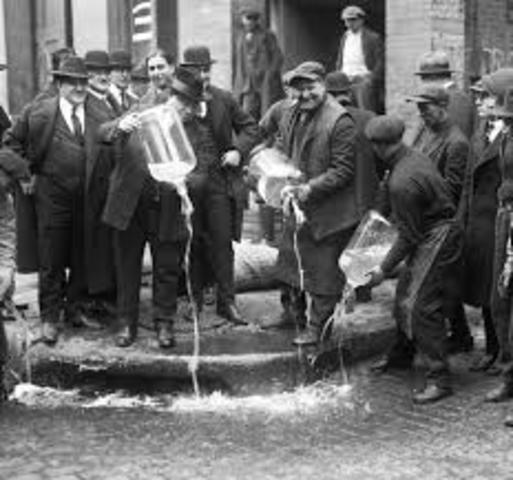 Maine outlawed alcohol