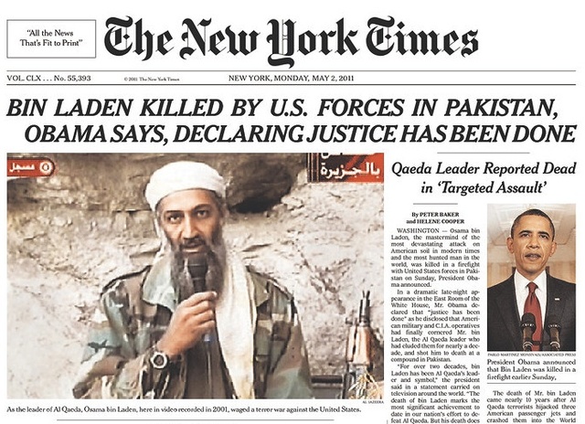 Osama Bin Laden killed