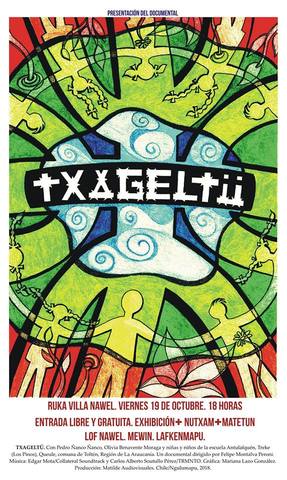 Exhibición de documental TXAGELTÜ en Villa Nahuel