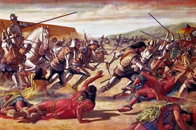 Morte del sovrano Inca atahualpa