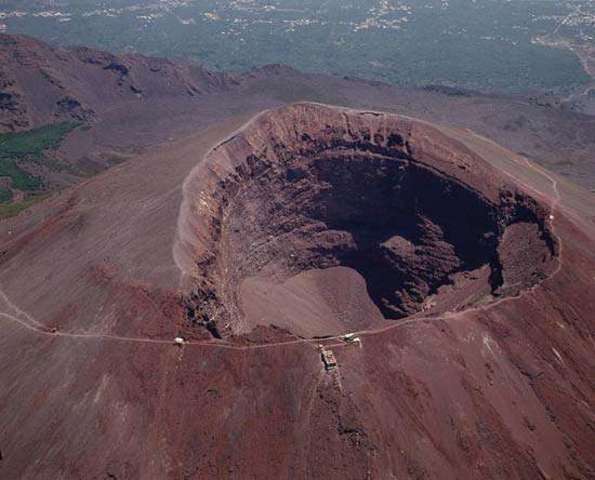 Mount Vesuvius erupts and buries Pompeii