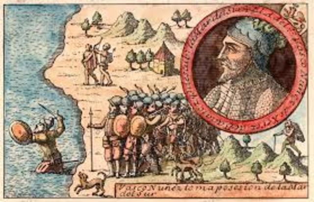 Vasco Nunez de Balboa reached the South Sea