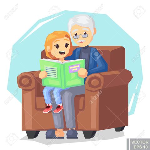 I will visit my grandfather tomorrow