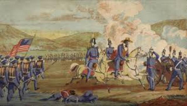 The U.S. wins the Battle of Buena Vista