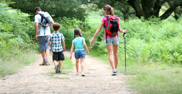 I will go for a walk with my family the other week