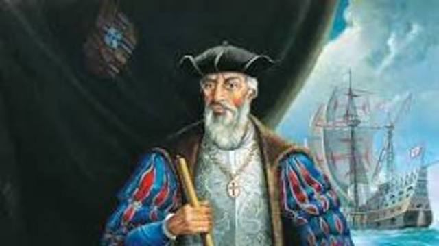 Vasco da Gama explored Africa and India