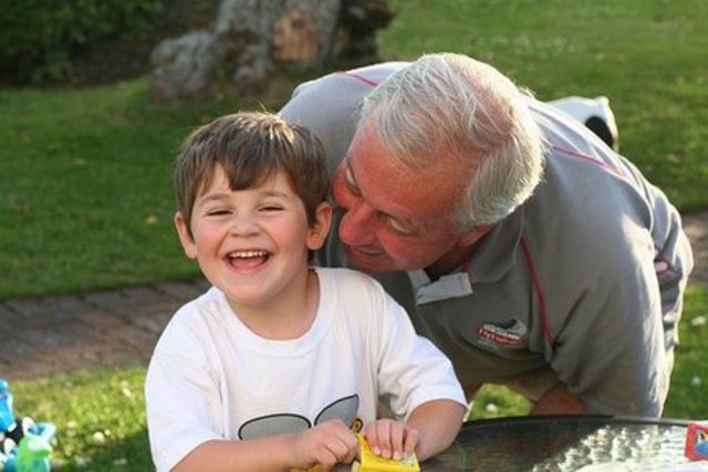 I will go out with my grandfather on Sunday