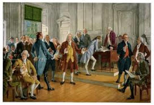 Creation of the Declaration of Independence