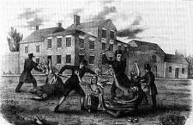 Paxton Boys Attack Pennsylvania Indians