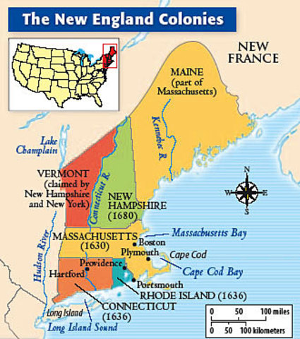 Plymouth Colony joins Massachussettes