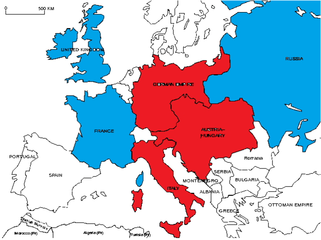 German-Austro-Hungarian alliance