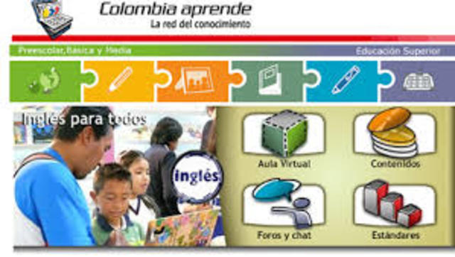 SE CREA EL    PORTAL COLOMBIA APRENDE EN EL PAIS