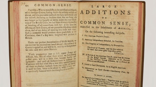 Common sense by Thomas Paine