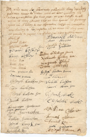 John Proctor goes to court to try to get his wife out of jail