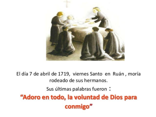 Muerte del Señor de La Salle