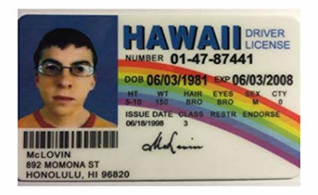 Drivers license
