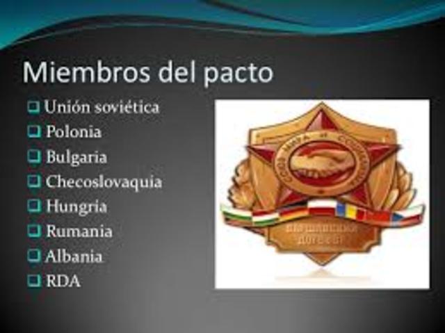 Firma Pacto de Varsovia