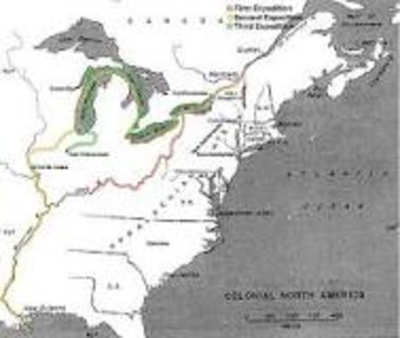 La Salle Explores the lower Mississippi River