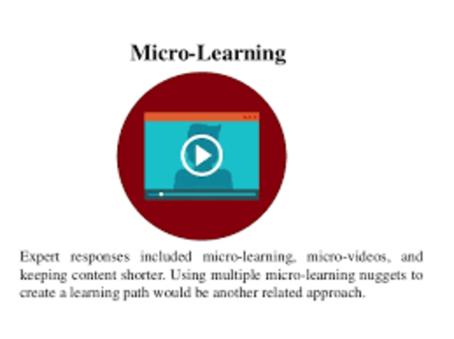 Microlearning