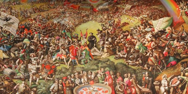 La battaglia di Frankenhausen pone fine alla rivolta dei contadini capeggiata da Thomas Muntzer