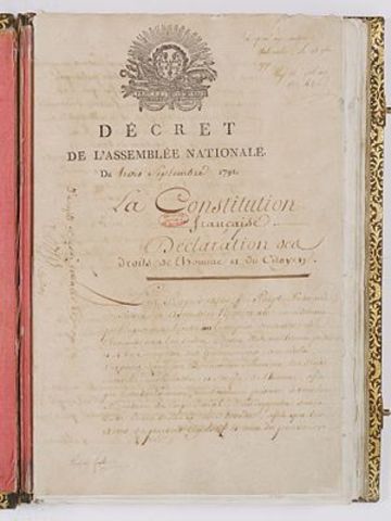 Primera Constitució de França