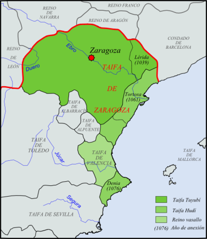Creació de les taifes de Lleida i Tortosa