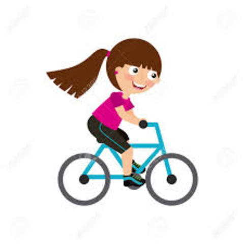 I will ride a bicycle on Tuesday afternoon