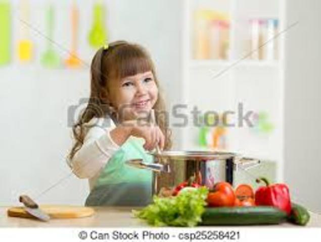 maria will prepare dinner at night