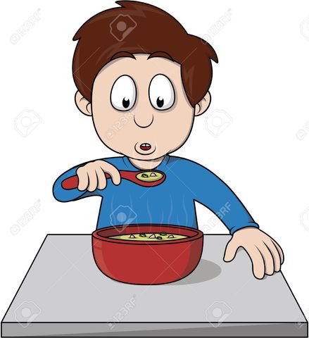 I will go to eat soup after tomorrow afternoon