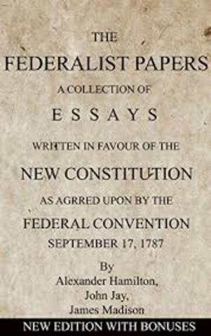 The Federalists Papers Published