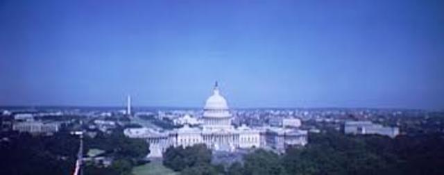 Washington D.C becomes Capital