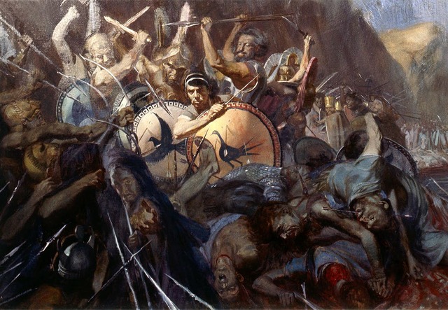 Grekerna gör uppror mot Perserriket