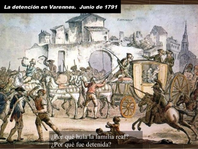 Detención de la familia real